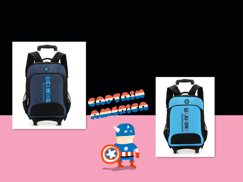 Polyester & Nylon School Bag