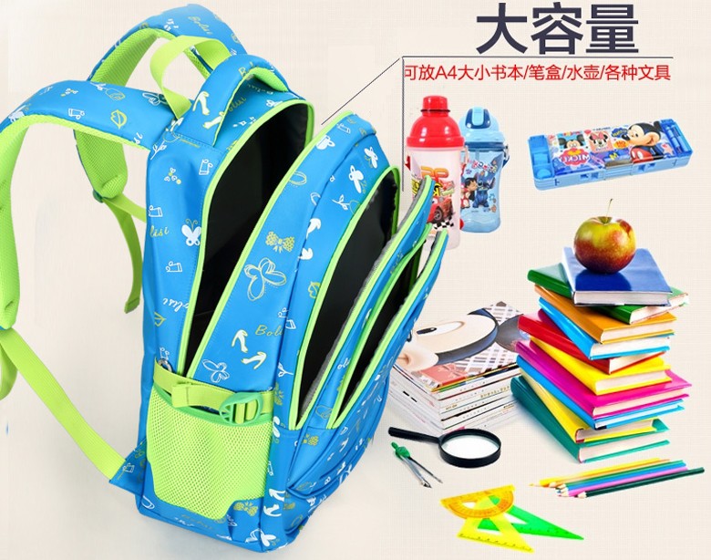 Polyester & Nylon School Bag