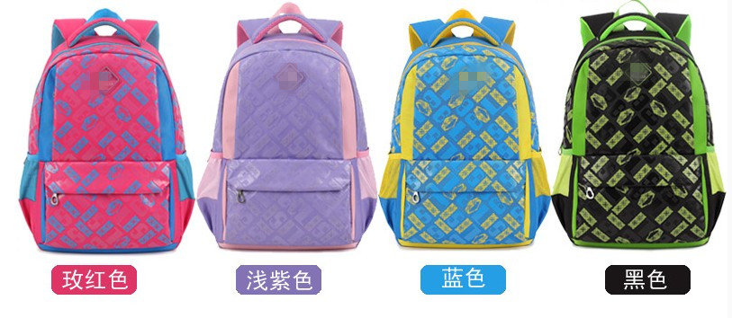 Polyester & Nylon School Bag