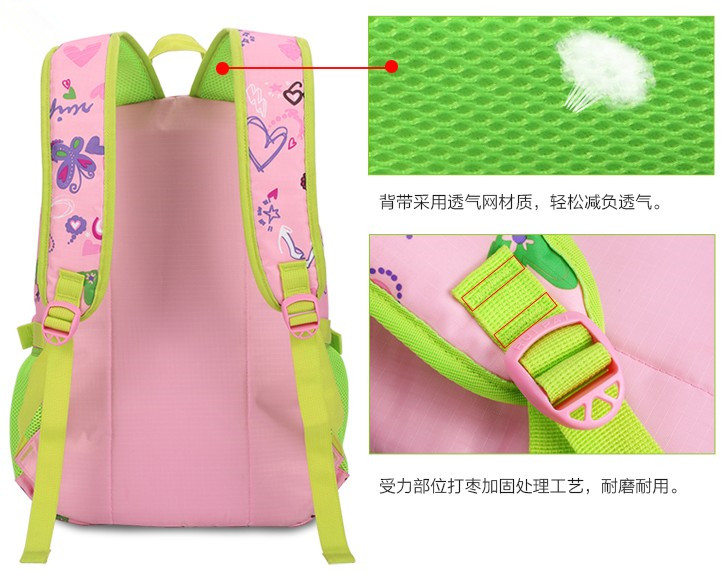 Polyester & Nylon School Bag