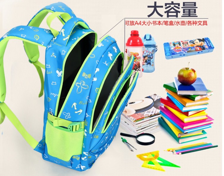 Polyester & Nylon School Bag