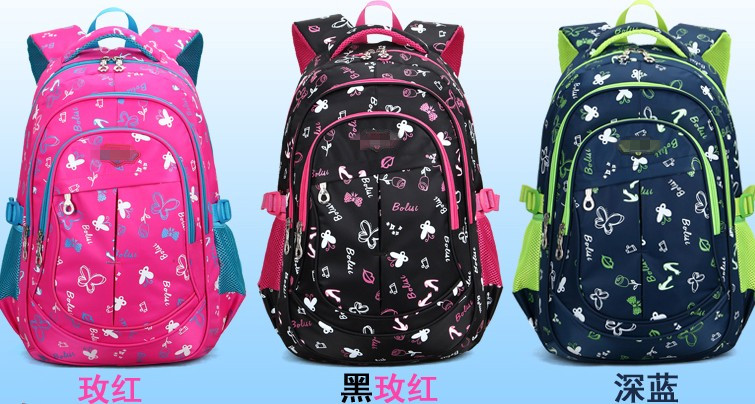 Polyester & Nylon School Bag