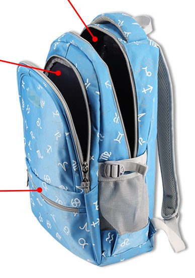 Polyester & Nylon School Bag